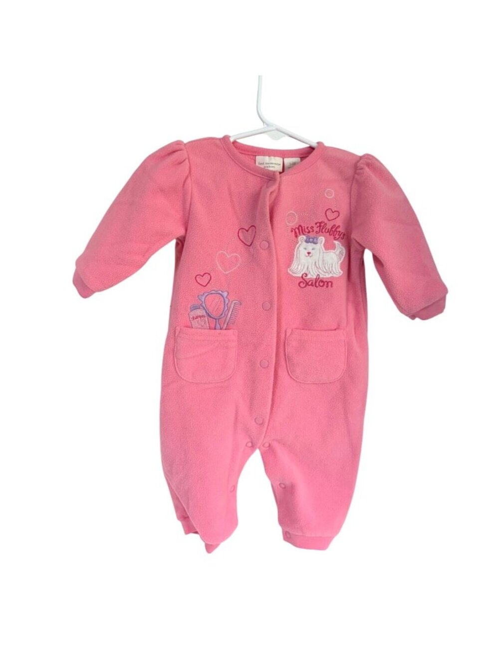 First Moments Girls Infant Baby Size 3 6 months Long Sleeve Jumpsuit Pantsuit pi